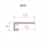 Микроплинтус Decaro M15A Brass Brush